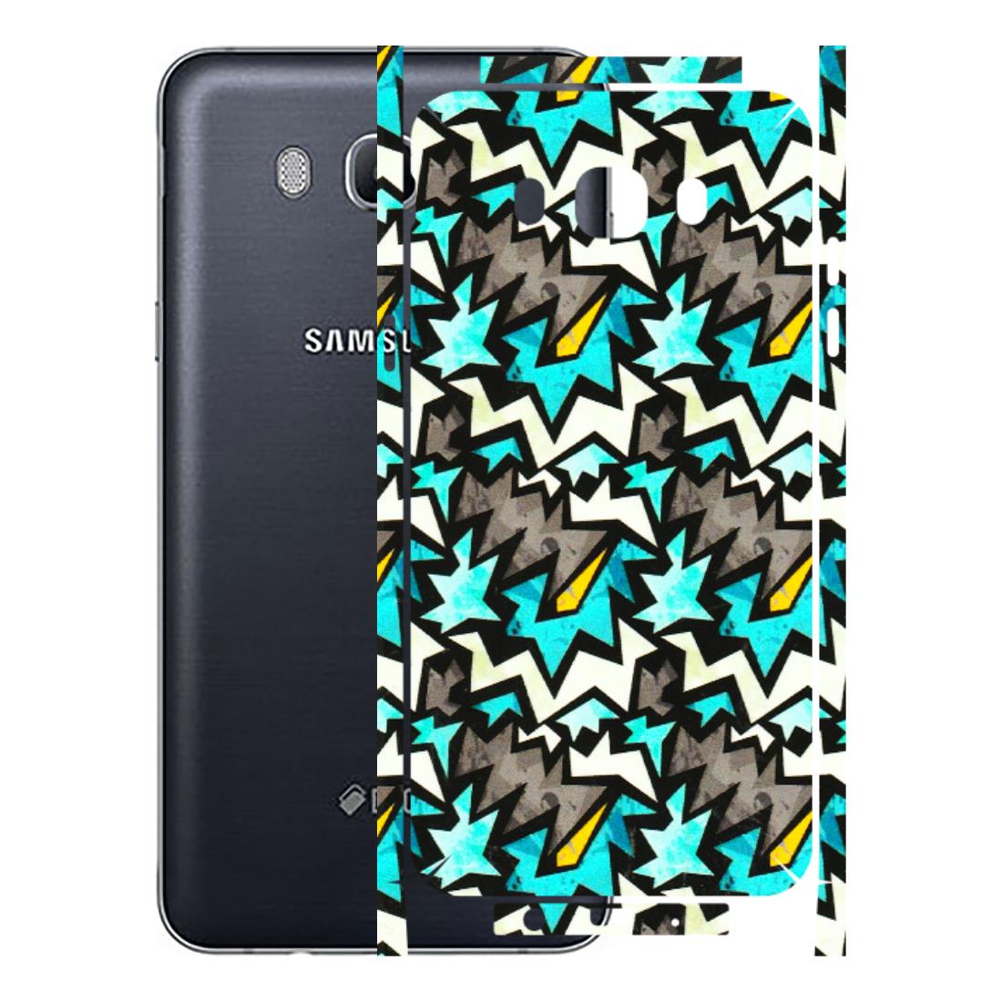 Samsung M/F/Note/Flip and C Phone Skins (All Models) - Funky Zig Zag - 3D Embossed Finish (L-223) Samsung Galaxy On 8