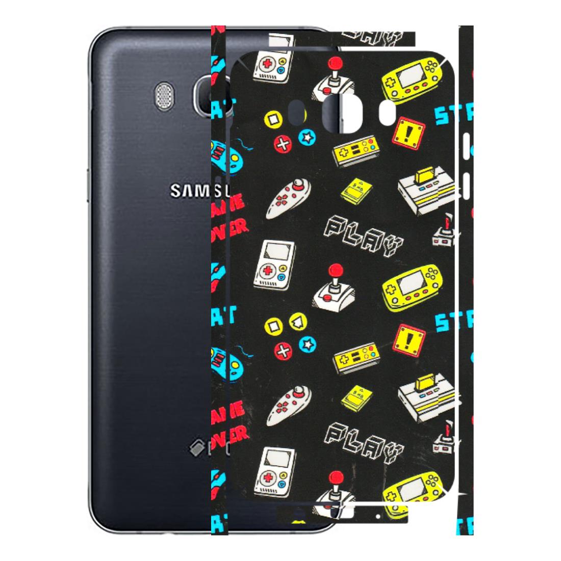 Samsung M/F/Note/Flip and C Phone Skins (All Models) - Gaming Doodles - 3D Embossed Finish (L-224) Samsung Galaxy On 8