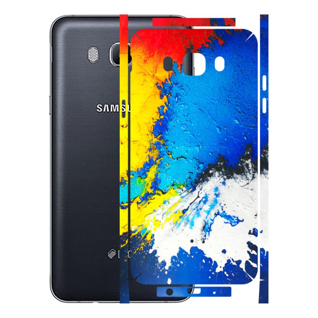 Samsung M/F/Note/Flip and C Phone Skins (All Models) - Acrylic Paint Spill - 3D Embossed Finish (L-229) Samsung Galaxy On 8