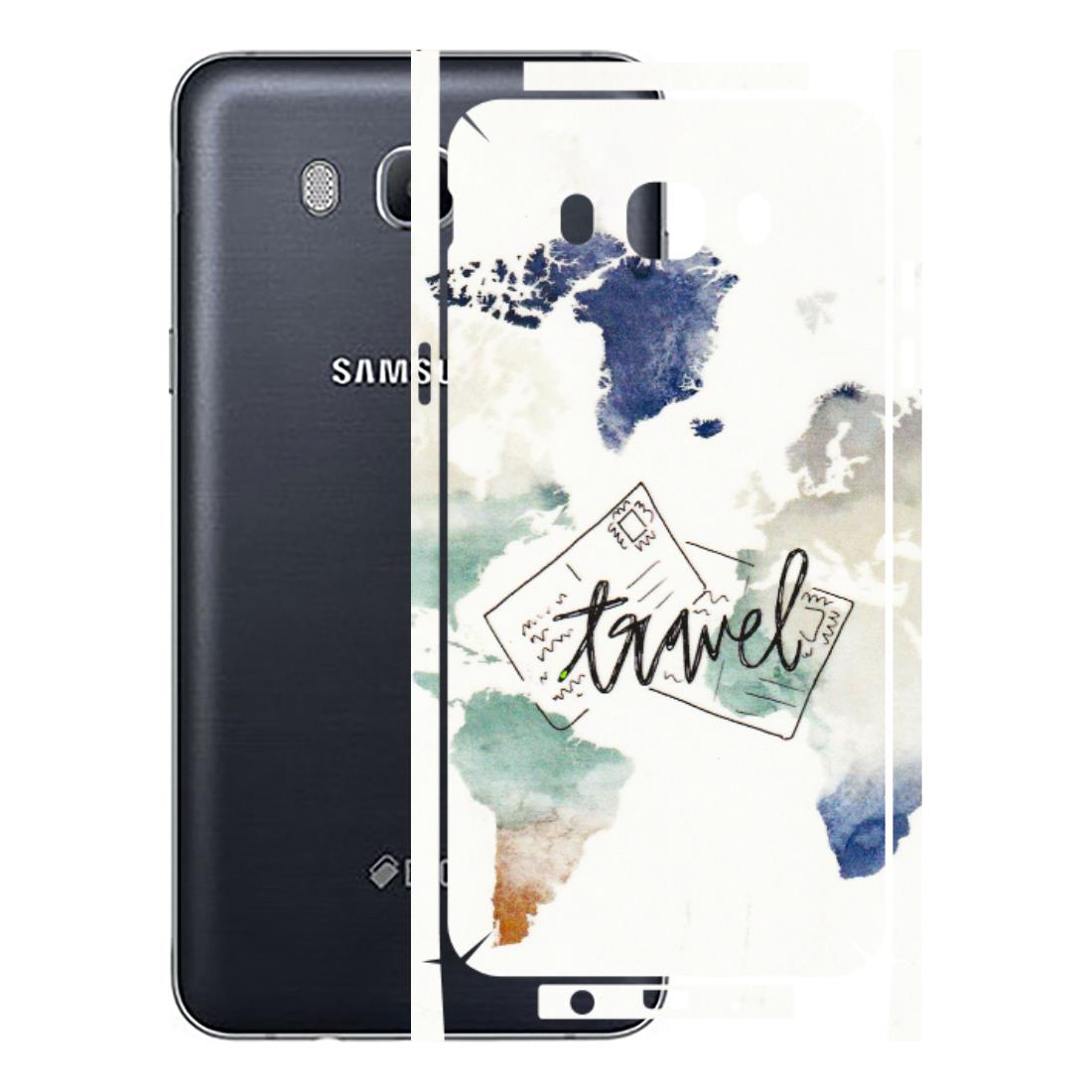 Samsung M/F/Note/Flip and C Phone Skins (All Models) - Travel The World - 3D Embossed Finish (L-232) Samsung Galaxy On 8