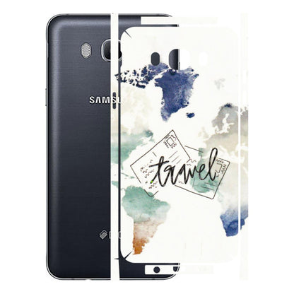 Samsung M/F/Note/Flip and C Phone Skins (All Models) - Travel The World - 3D Embossed Finish (L-232) Samsung Galaxy On 8