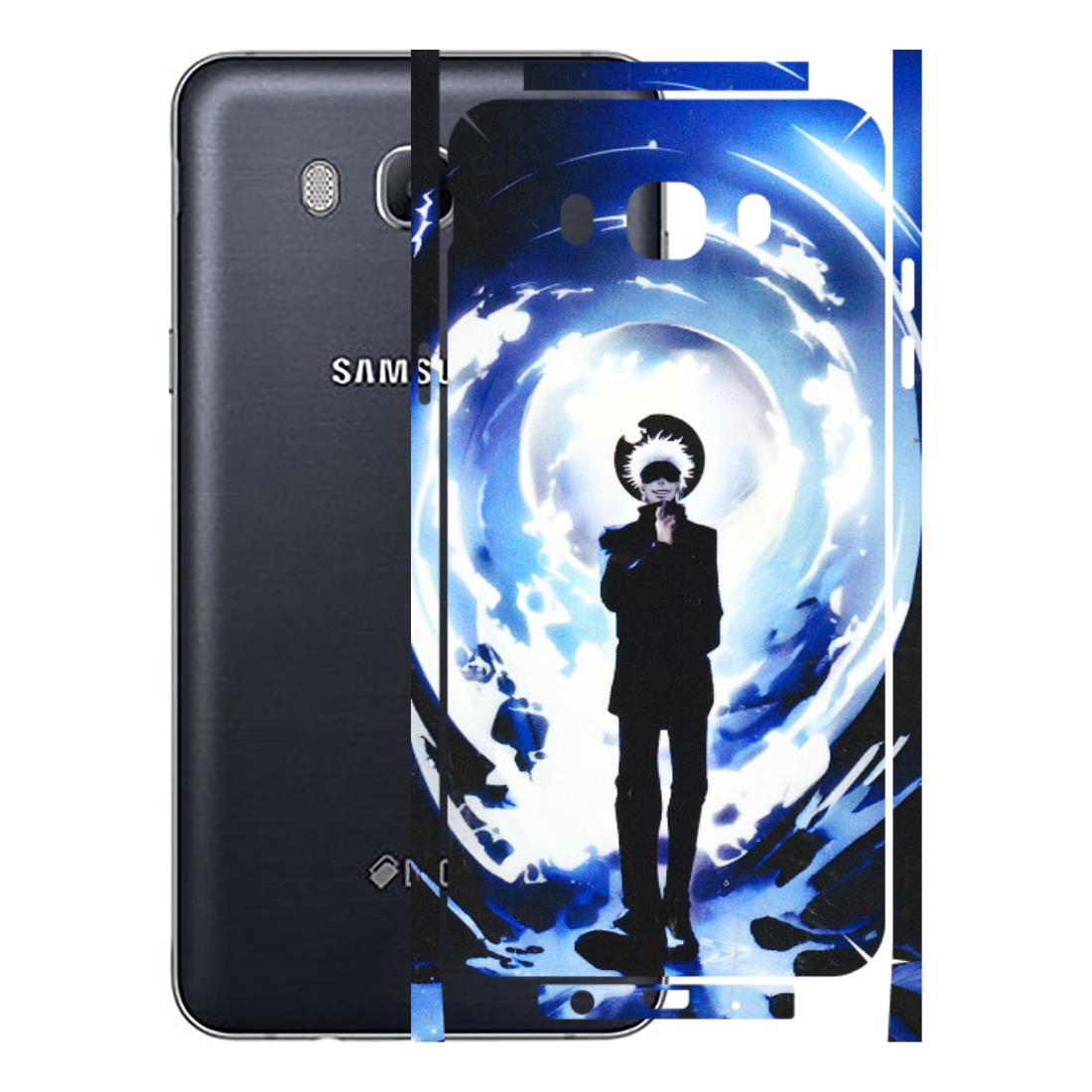 Samsung M/F/Note/Flip and C Phone Skins (All Models) - Satoru Gojo Dark Blue - 3D Embossed Finish (L-235) Samsung Galaxy On 8