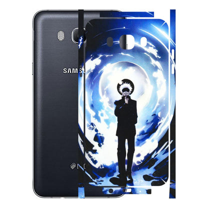Samsung M/F/Note/Flip and C Phone Skins (All Models) - Satoru Gojo Dark Blue - 3D Embossed Finish (L-235) Samsung Galaxy On 8