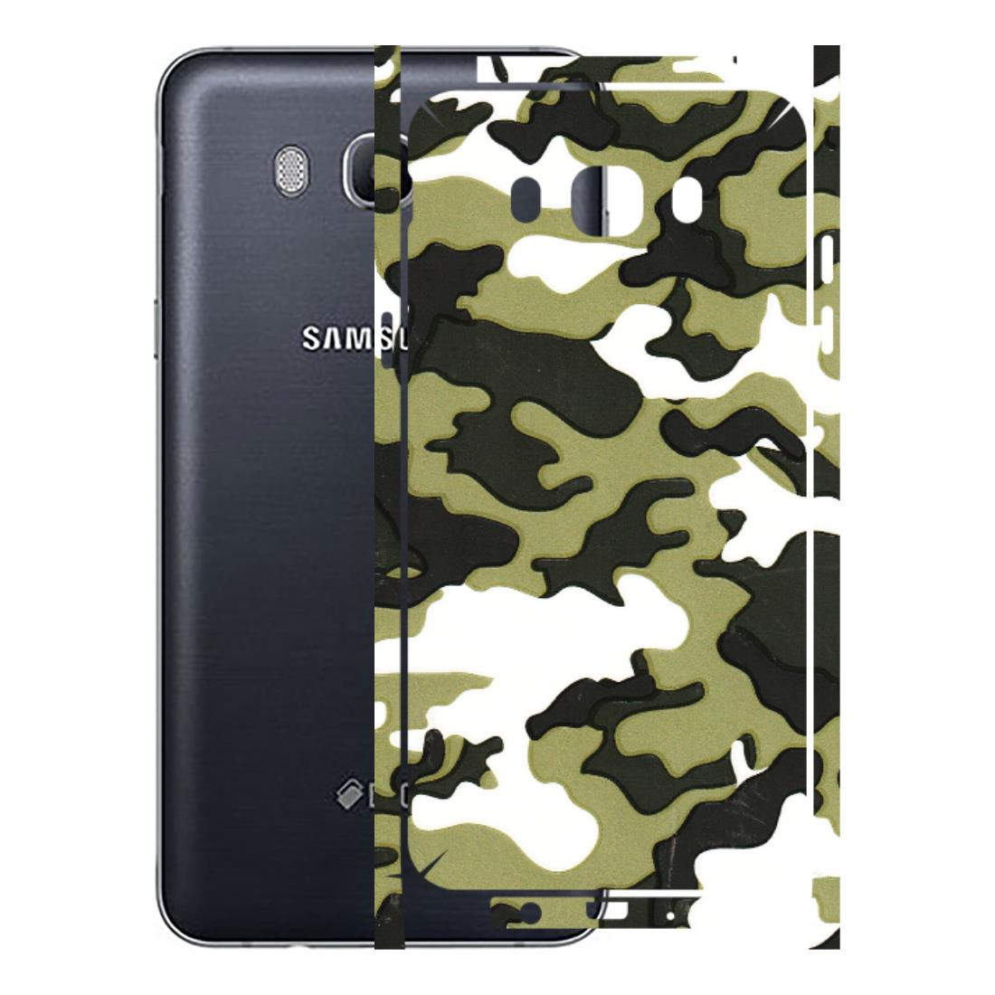 Samsung M/F/Note/Flip and C Phone Skins (All Models) - Camouflages White And Green - 3D Embossed Finish (L-243) Samsung Galaxy On 8