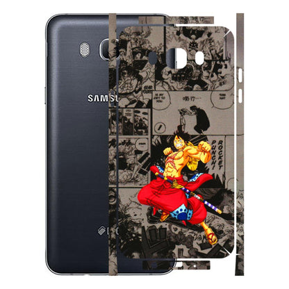 Samsung M/F/Note/Flip and C Phone Skins (All Models) - One Piece Rocket Punch Manga - 3D Embossed Finish (L-25) Samsung Galaxy On 8