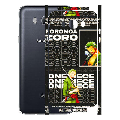 Samsung M/F/Note/Flip and C Phone Skins (All Models) - One Piece Zoro - 3D Embossed Finish (L-250) Samsung Galaxy On 8