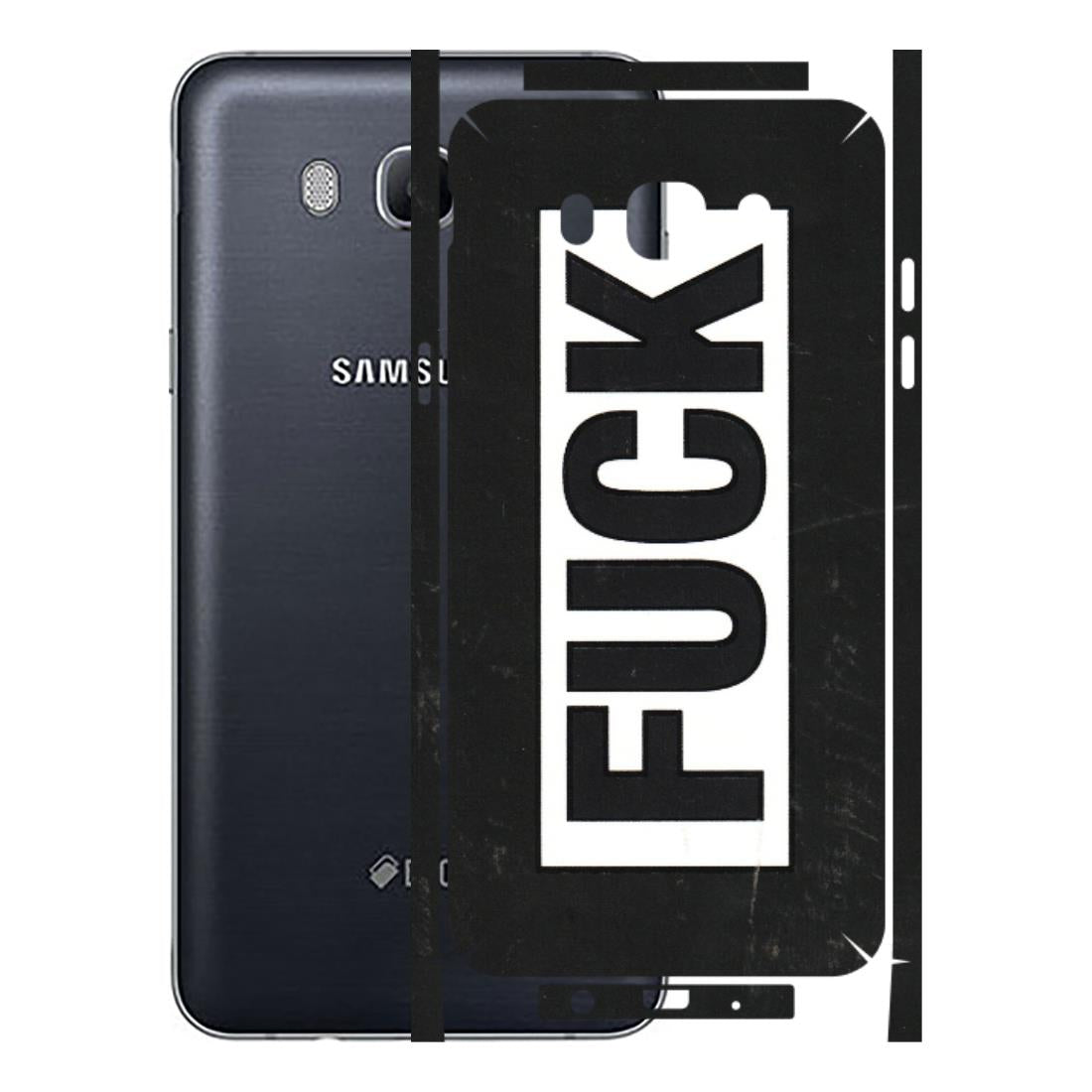 Samsung M/F/Note/Flip and C Phone Skins (All Models) - The F Word - 3D Embossed Finish (L-255) Samsung Galaxy On 8