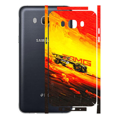 Samsung M/F/Note/Flip and C Phone Skins (All Models) - AMG Car Speed Cover - 3D Embossed Finish (L-256) Samsung Galaxy On 8