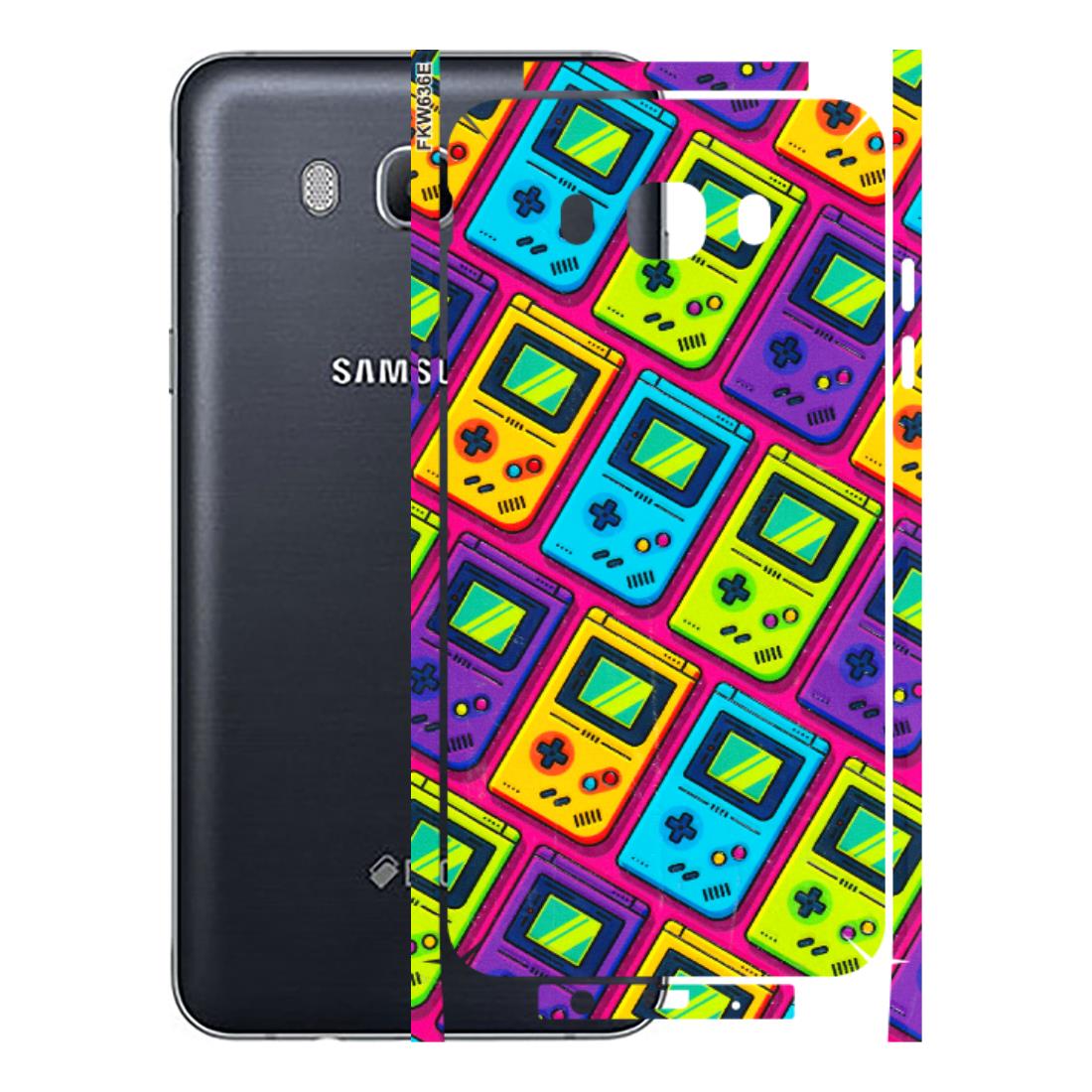 Samsung M/F/Note/Flip and C Phone Skins (All Models) - Gameboy Colourful - 3D Embossed Finish (L-266) Samsung Galaxy On 8