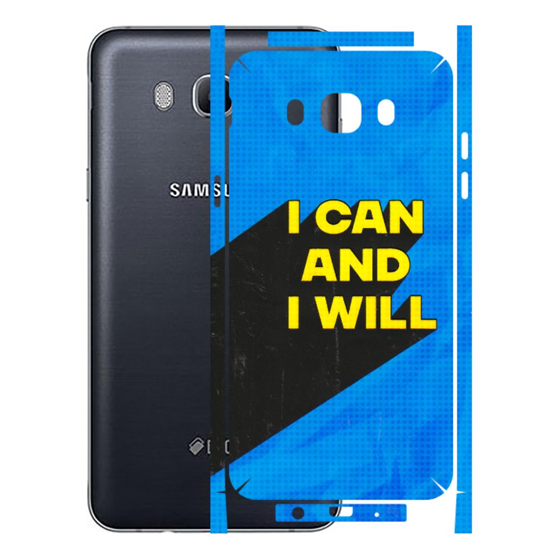 Samsung M/F/Note/Flip and C Phone Skins (All Models) - I Can And I Will - 3D Embossed Finish (L-281) Samsung Galaxy On 8