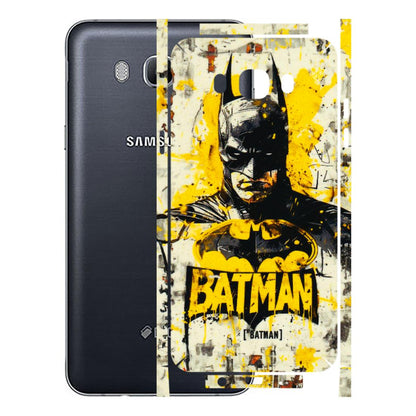 Samsung M/F/Note/Flip and C Phone Skins (All Models) - Batman Yellow BT - 3D Embossed Finish (L-304) Samsung Galaxy On 8