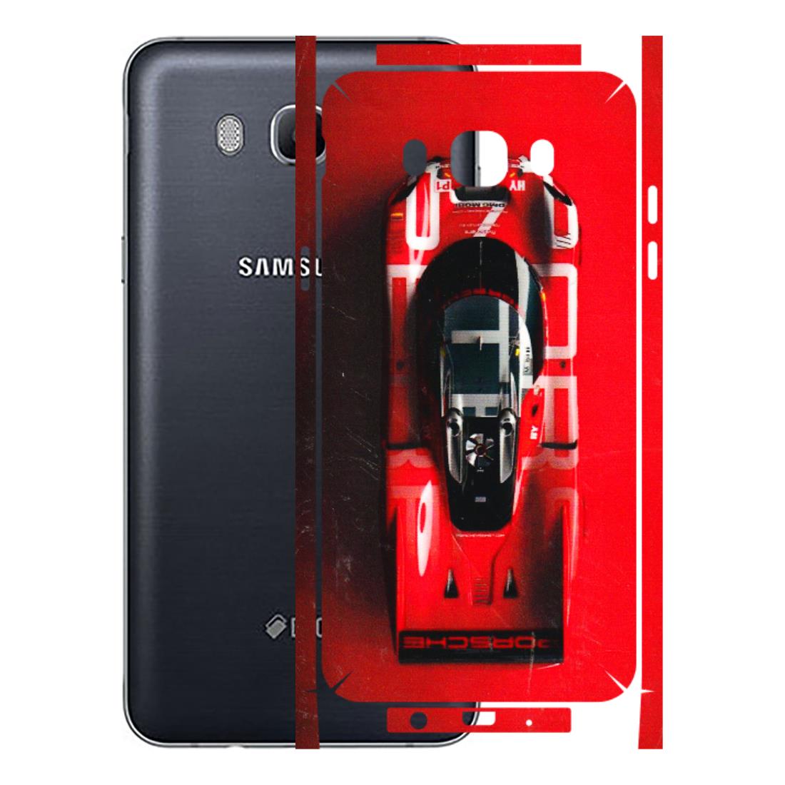 Samsung M/F/Note/Flip and C Phone Skins (All Models) - Red Porsche Car Logo - 3D Embossed Finish (L-315) Samsung Galaxy On 8