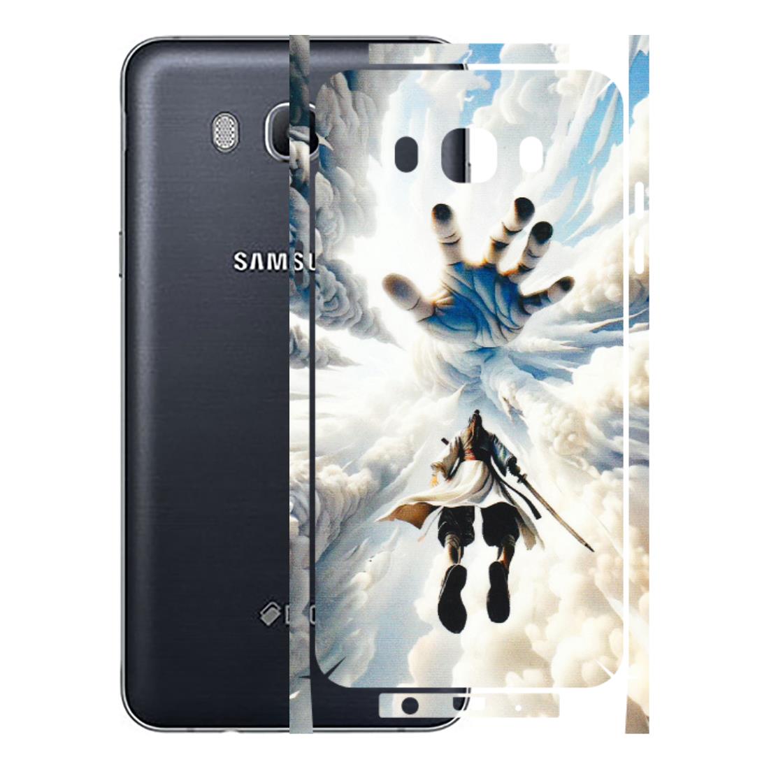 Samsung M/F/Note/Flip and C Phone Skins (All Models) - Big Hand With Monkey King - 3D Embossed Finish (L-323) Samsung Galaxy On 8