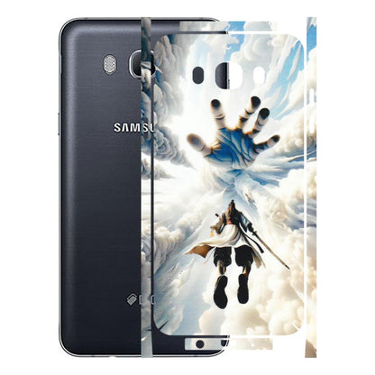 Samsung M/F/Note/Flip and C Phone Skins (All Models) - Big Hand With Monkey King - 3D Embossed Finish (L-323) Samsung Galaxy On 8