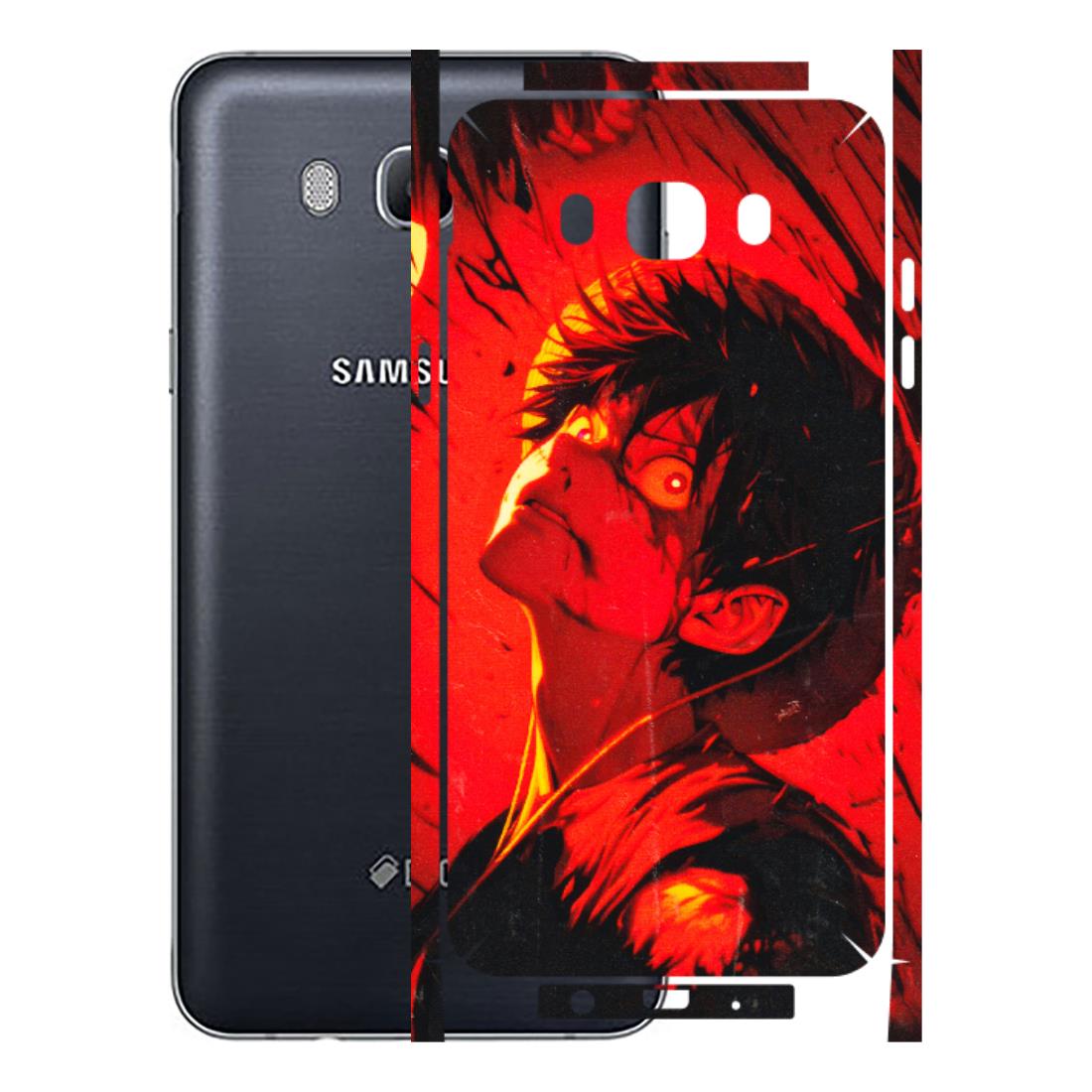 Samsung M/F/Note/Flip and C Phone Skins (All Models) - D.Luffy Power Up One Piece Anime - 3D Embossed Finish (L-326) Samsung Galaxy On 8