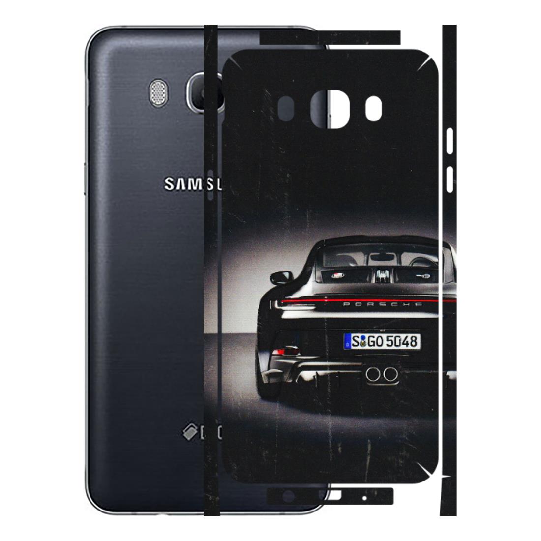 Samsung M/F/Note/Flip and C Phone Skins (All Models) - New Black Porsche GT3 - 3D Embossed Finish (L-327) Samsung Galaxy On 8