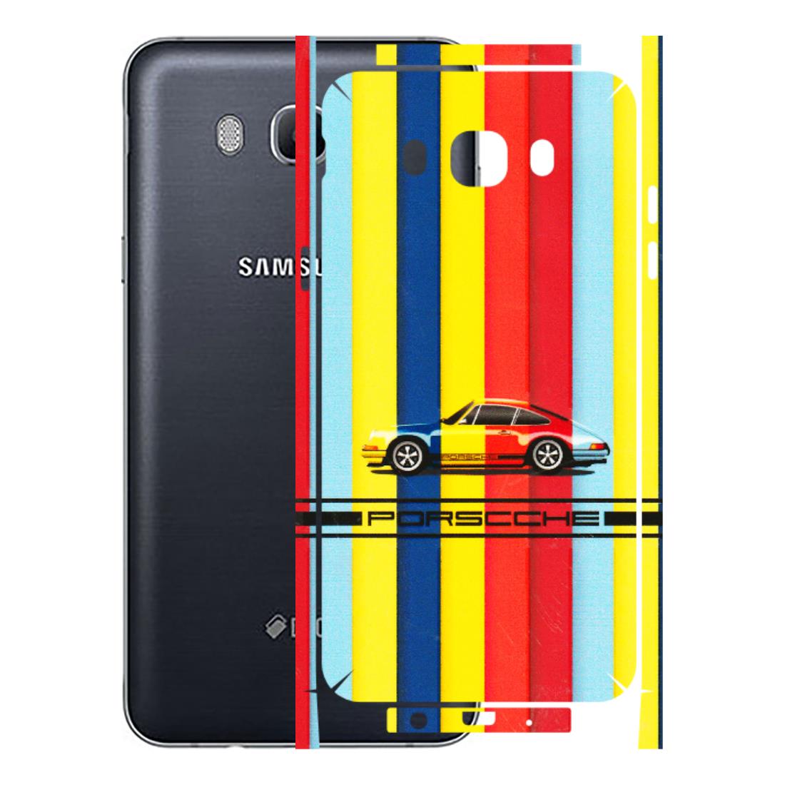 Samsung M/F/Note/Flip and C Phone Skins (All Models) - Multicolour Porche - 3D Embossed Finish (L-39) Samsung Galaxy On 8