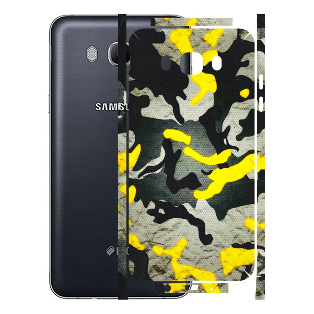Samsung M/F/Note/Flip and C Phone Skins (All Models) - Yellow Camouflage - 3D Embossed Finish (L-61) Samsung Galaxy On 8