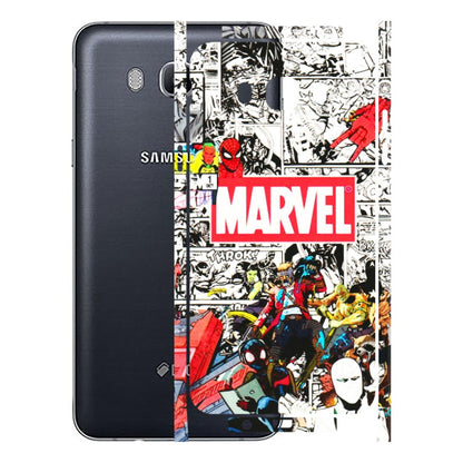 Samsung M/F/Note/Flip and C Phone Skins (All Models) - Marvel Colorful Comic - 3D Embossed Finish (L-64) Samsung Galaxy On 8