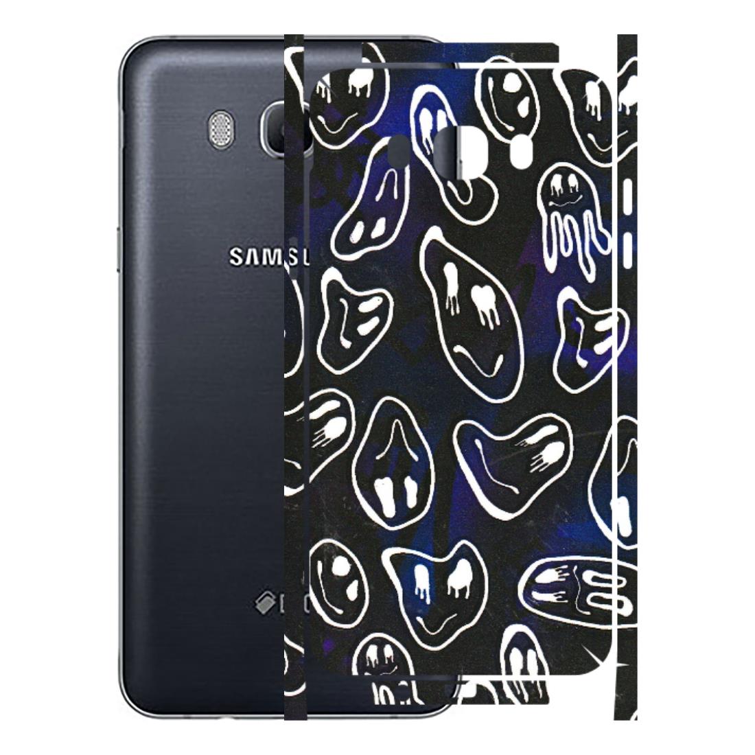 Samsung M/F/Note/Flip and C Phone Skins (All Models) - Distorted Smileys - 3D Embossed Finish (L-92) Samsung Galaxy On 8