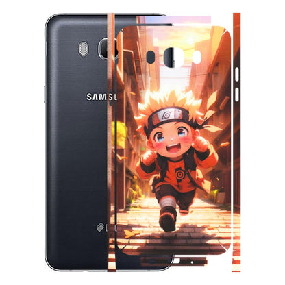 Samsung M/F/Note/Flip and C Phone Skins (All Models) - Naruto Cute Toon Running - Matte Finish (M-04) Samsung Galaxy On 8