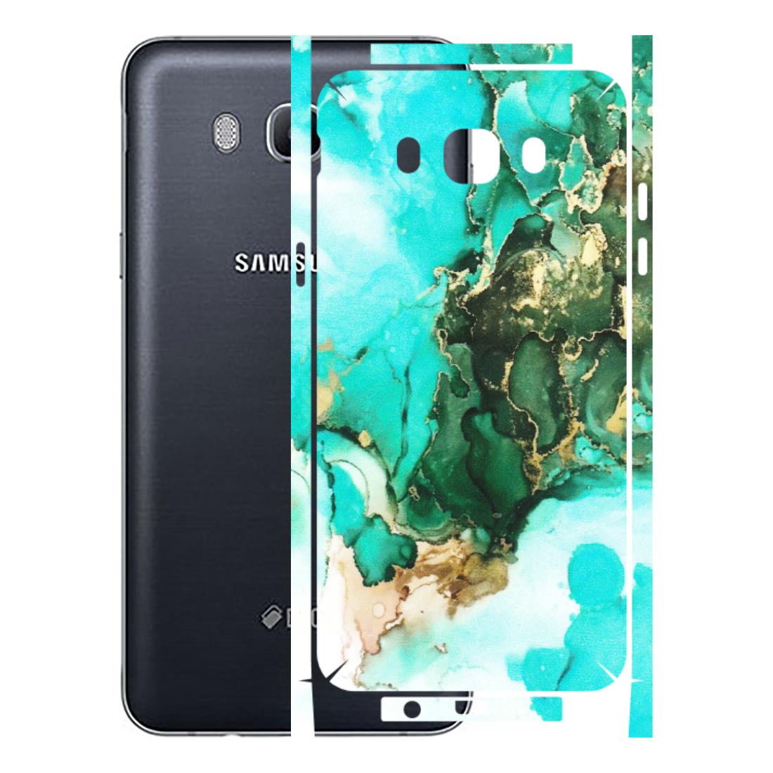Samsung M/F/Note/Flip and C Phone Skins (All Models) - The Blue Gold Marble - Matte Finish (M-124) Samsung Galaxy On 8