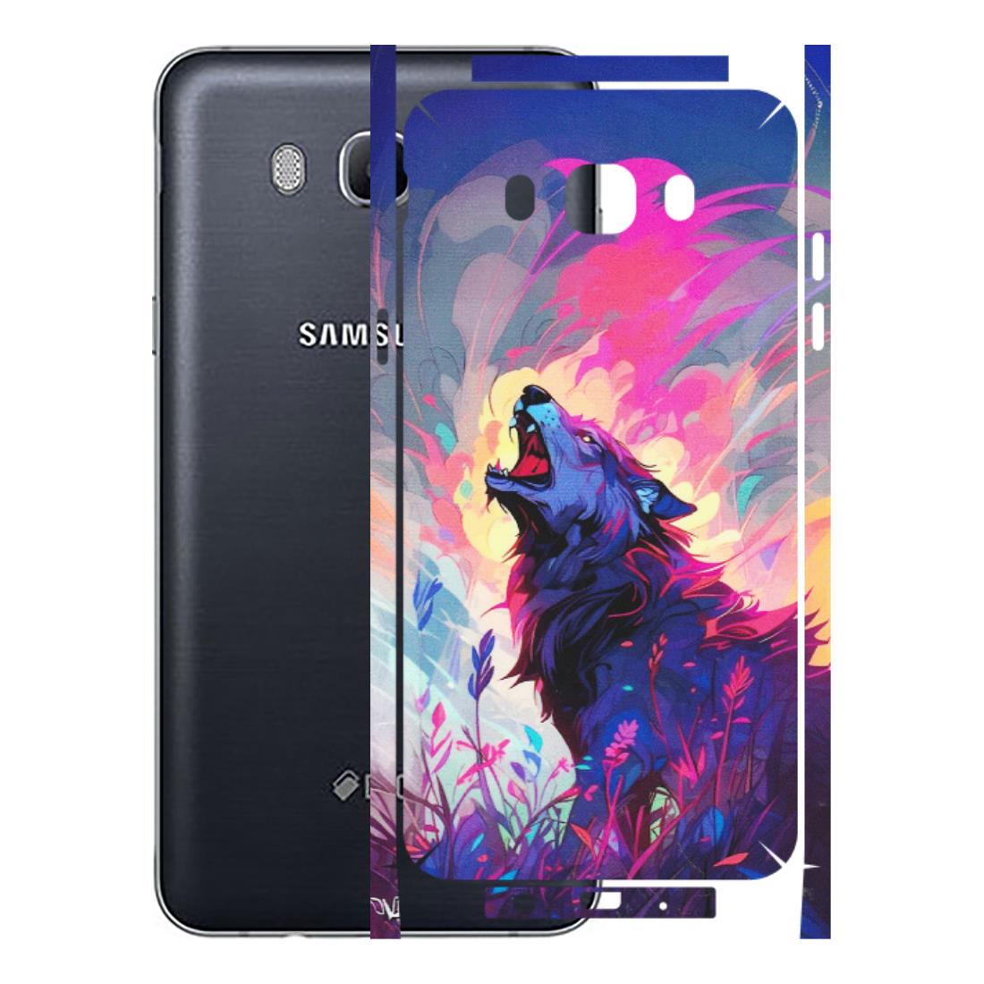 Samsung M/F/Note/Flip and C Phone Skins (All Models) - New Wild Wolf Abstract - Matte Finish (M-125) Samsung Galaxy On 8
