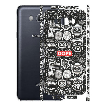 Samsung M/F/Note/Flip and C Phone Skins (All Models) - Dope Stay Classy Black Doodles - Matte Finish (M-126) Samsung Galaxy On 8