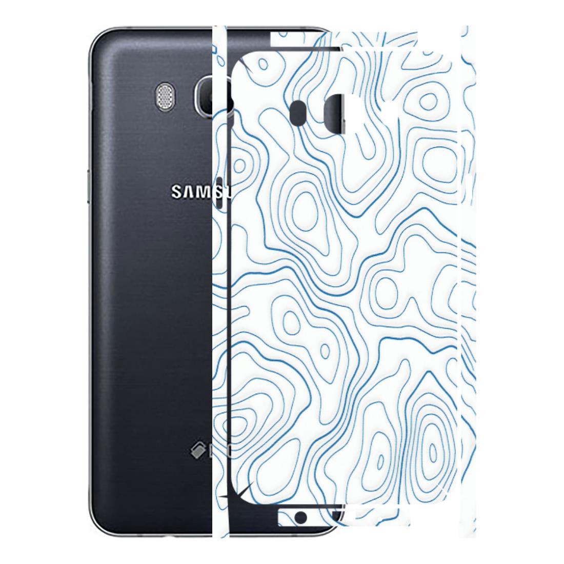 Samsung M/F/Note/Flip and C Phone Skins (All Models) - Blue And White Swirls - Matte Finish (M-139) Samsung Galaxy On 8