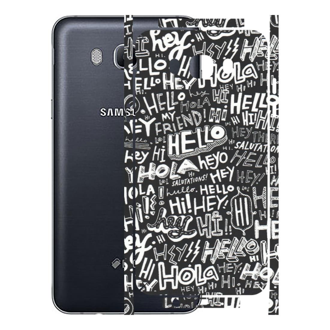 Samsung M/F/Note/Flip and C Phone Skins (All Models) - Hi Hello Doodles - Matte Finish (M-25) Samsung Galaxy On 8