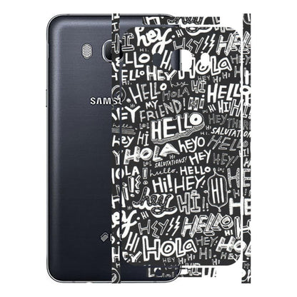 Samsung M/F/Note/Flip and C Phone Skins (All Models) - Hi Hello Doodles - Matte Finish (M-25) Samsung Galaxy On 8