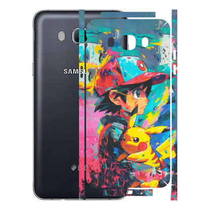Samsung M/F/Note/Flip and C Phone Skins (All Models) - Ash & Pikachu - Matte Finish (M-26) Samsung Galaxy On 8