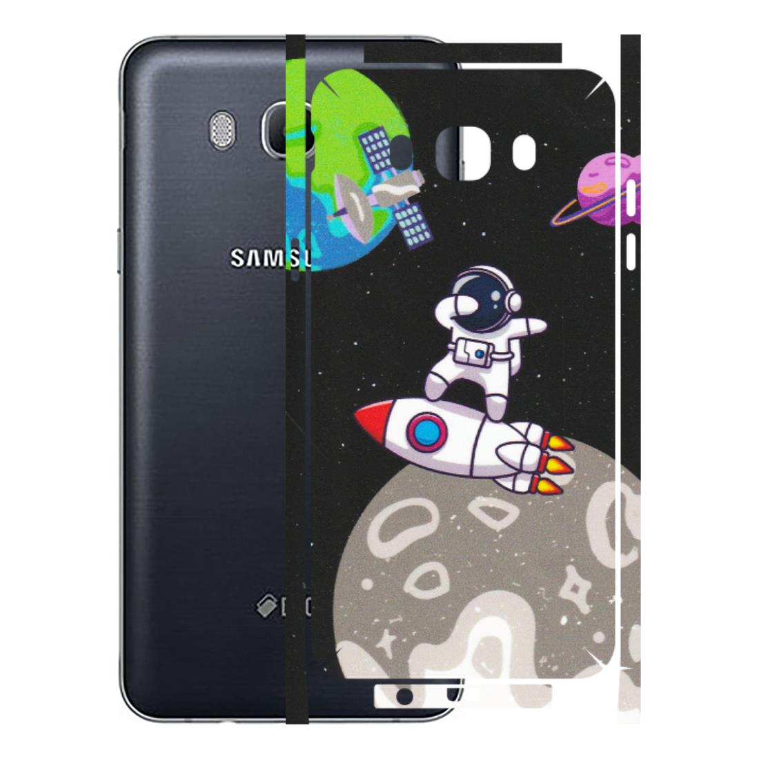Samsung M/F/Note/Flip and C Phone Skins (All Models) - Astronaut Vibing Toon Running - Matte Finish (M-39) Samsung Galaxy On 8