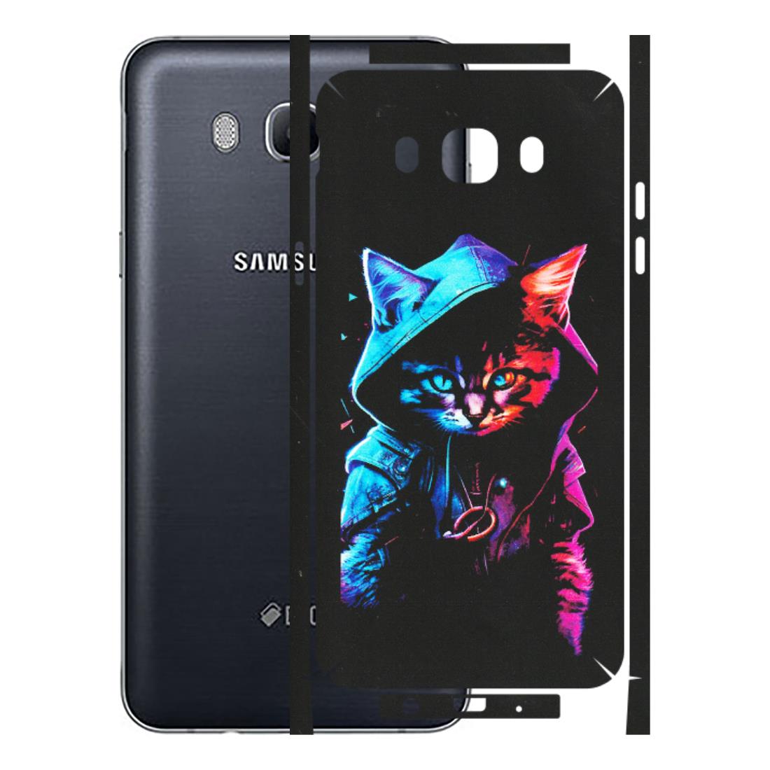 Samsung M/F/Note/Flip and C Phone Skins (All Models) - Cyberpunk Cat - Matte Finish (M-45) Samsung Galaxy On 8