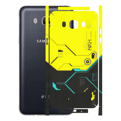 Samsung M/F/Note/Flip and C Phone Skins (All Models) - Black Yellow Technica - Matte Finish (M-53) Samsung Galaxy On 8