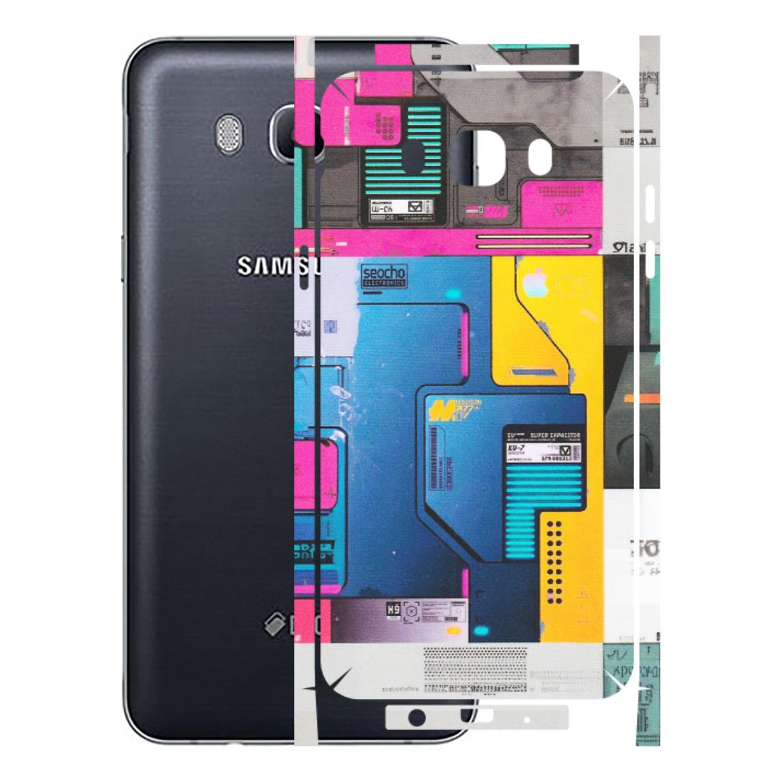 Samsung M/F/Note/Flip and C Phone Skins (All Models) - Colourfull Motherboard Internals - Matte Finish (M-55) Samsung Galaxy On 8