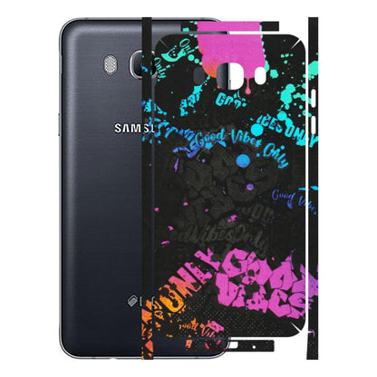 Samsung M/F/Note/Flip and C Phone Skins (All Models) - Majestic Black Vibes - Matte Finish (M-62) Samsung Galaxy On 8
