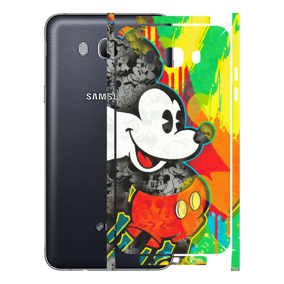 Samsung M/F/Note/Flip and C Phone Skins (All Models) - Multiple Mickey With Colourful Texture - Matte Finish (M-84) Samsung Galaxy On 8