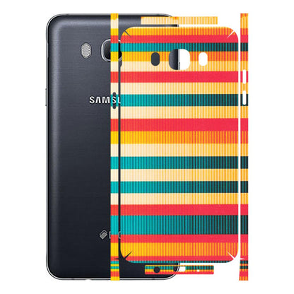 Samsung M/F/Note/Flip and C Phone Skins (All Models) - Colourful Stripes Soothing Effect - Matte Finish (M-86) Samsung Galaxy On 8