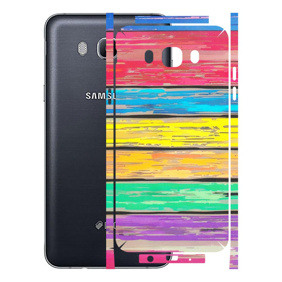 Samsung M/F/Note/Flip and C Phone Skins (All Models) - Multi Colour Wooden Wall - Matte Finish (M-96) Samsung Galaxy On 8