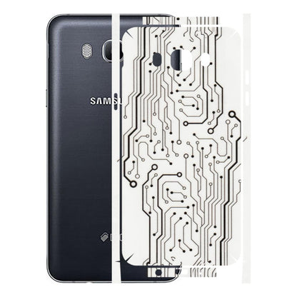 Samsung M/F/Note/Flip and C Phone Skins (All Models) - Tech Circuits - Transparent Finish (T-03) Samsung Galaxy On 8