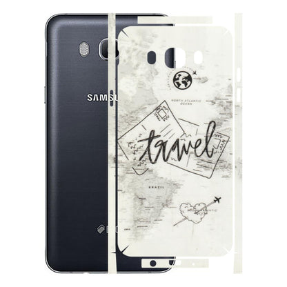 Samsung M/F/Note/Flip and C Phone Skins (All Models) - Travel Ticket - Transparent Finish (T-06) Samsung Galaxy On 8