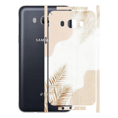 Samsung M/F/Note/Flip and C Phone Skins (All Models) - Gold Petals Abstract - Transparent Finish (T-08) Samsung Galaxy On 8