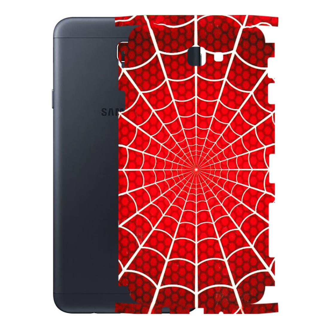 Samsung M/F/Note/Flip and C Phone Skins (All Models) - Classic Spidey Web - 3D Embossed Finish (L-115) Samsung Galaxy On Next