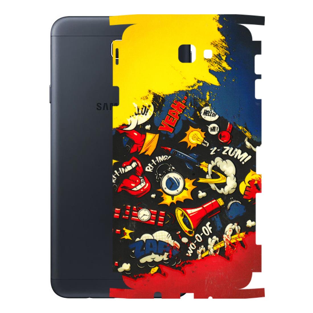 Samsung M/F/Note/Flip and C Phone Skins (All Models) - Pacific Doodle Art - 3D Embossed Finish (L-120) Samsung Galaxy On Next