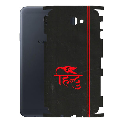 Samsung M/F/Note/Flip and C Phone Skins (All Models) - Hindu Black - 3D Embossed Finish (L-153) Samsung Galaxy On Next