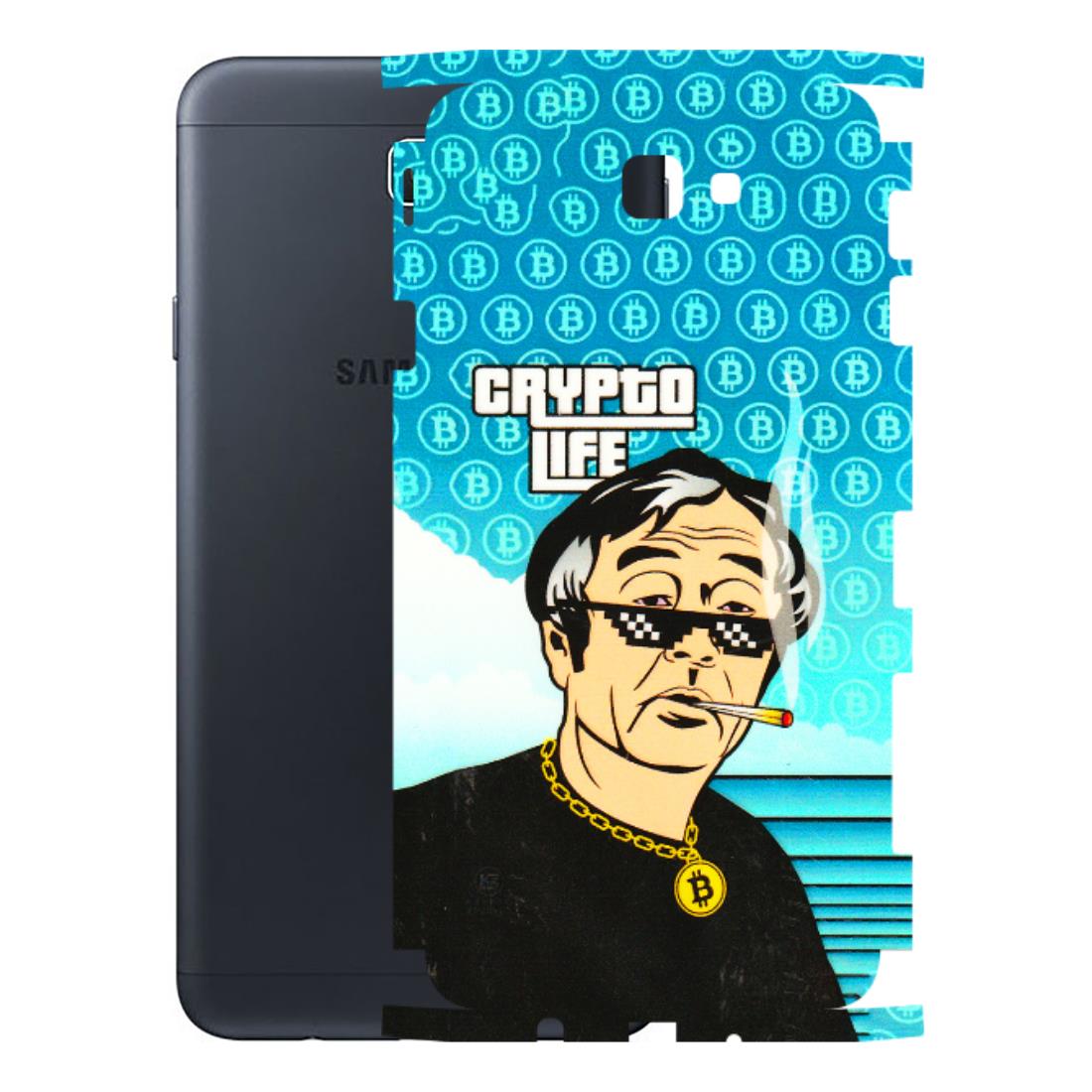 Samsung M/F/Note/Flip and C Phone Skins (All Models) - Crypto Thug Life - 3D Embossed Finish (L-179) Samsung Galaxy On Next