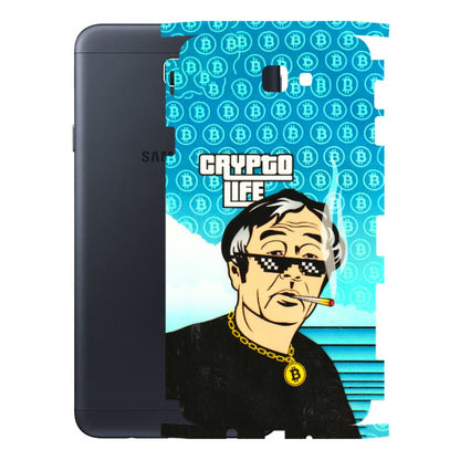Samsung M/F/Note/Flip and C Phone Skins (All Models) - Crypto Thug Life - 3D Embossed Finish (L-179) Samsung Galaxy On Next
