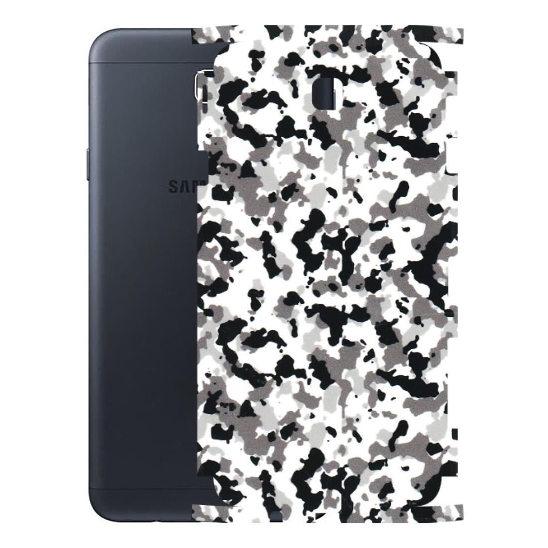Samsung M/F/Note/Flip and C Phone Skins (All Models) - White Black Camouflage - 3D Embossed Finish (L-18) Samsung Galaxy On Next