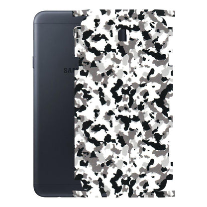 Samsung M/F/Note/Flip and C Phone Skins (All Models) - White Black Camouflage - 3D Embossed Finish (L-18) Samsung Galaxy On Next